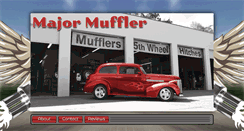 Desktop Screenshot of major-muffler.com